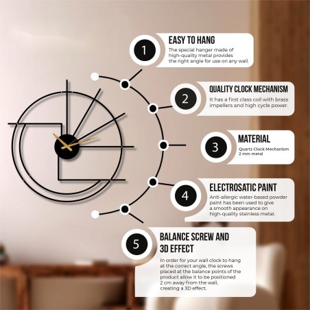 Unique geometric clock