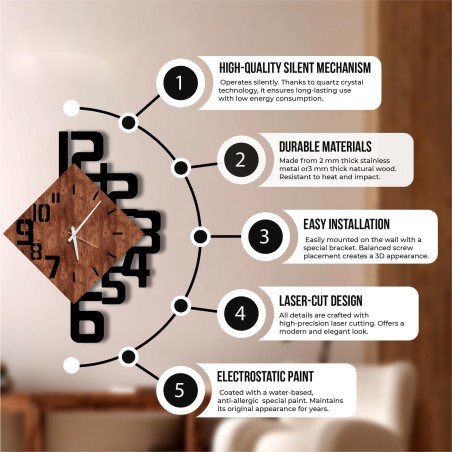 Living room wall clock