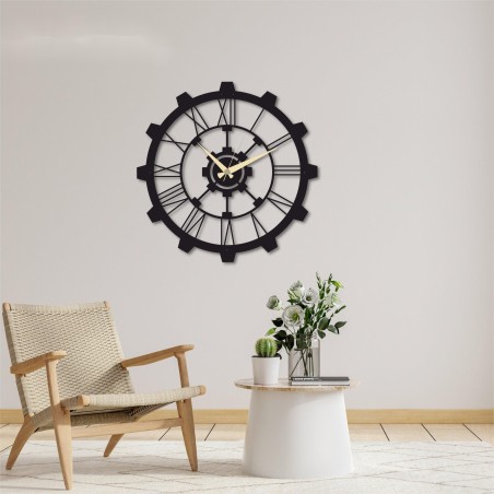Modern Roman Numeral Wall Clock