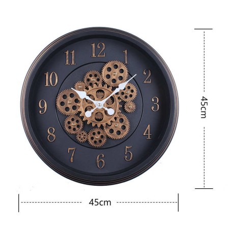 Industrial Gear Wall Clock