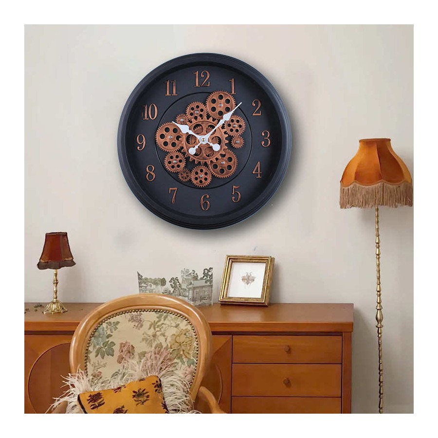 Industrial Gear Wall Clock