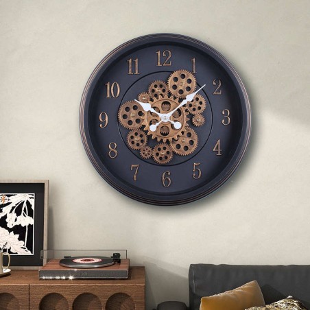 Industrial Gear Wall Clock