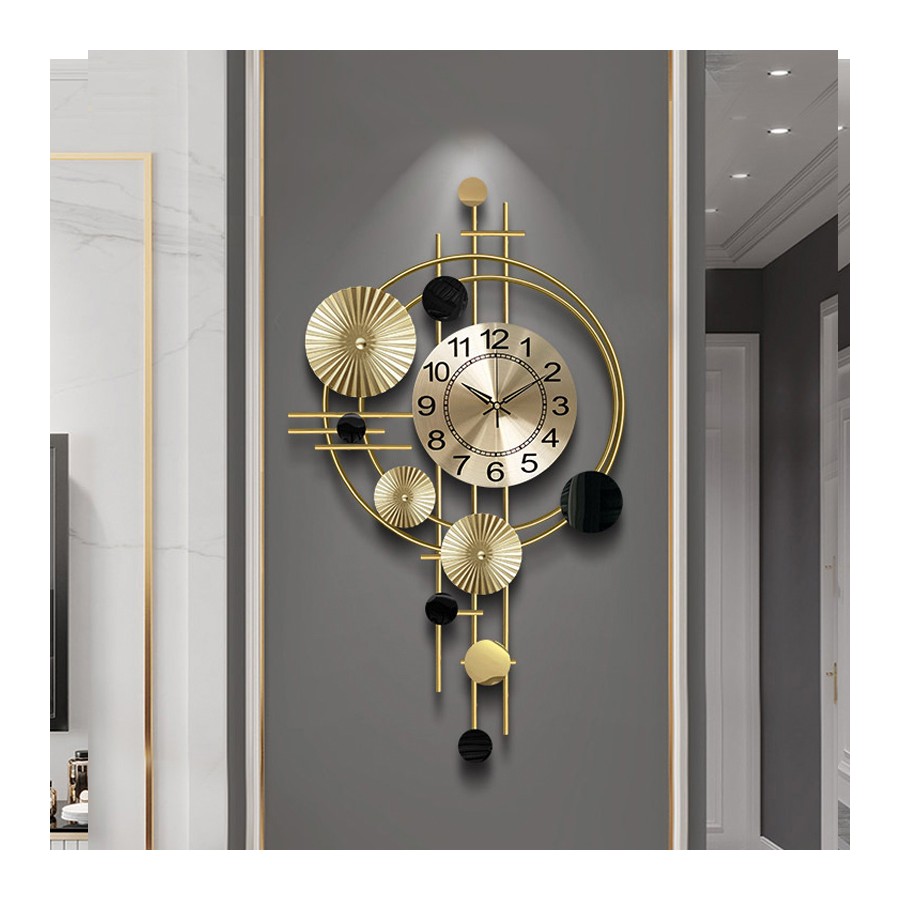 Modern Artistic Metal Wall Clock