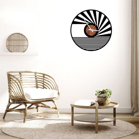 Unique geometric wall clock