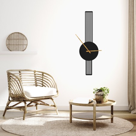 Metal Art Deco Wall Clock